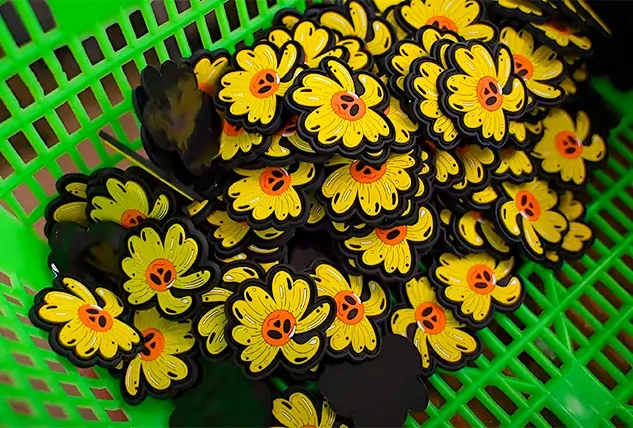 Custom Flower PVC Pins